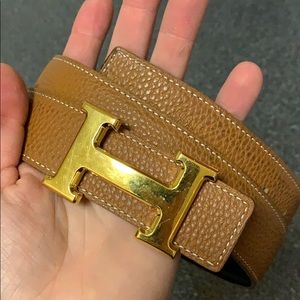 AUTHENTIC Hermès Gold Constance Belt